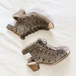 Earth Origins New  Kristen Olive Green Gladiator Lace Up Heels Open Toe Size 8 Photo 0