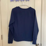 Champion EUC |  women’s navy blue‎ logo crewneck — small Photo 5