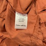 Bali Elf Linnette Mini Dress Copper Color Ruffle Fit Flare Style Cowboy Size XL Orange Photo 6