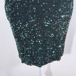 Mi Ami Green Sequin One Shoulder Mini Dress NWOT Size Small Formal Sequin Dress Photo 3