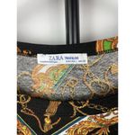 ZARA Trafaluc Multicolor Baroque Scarf Print Short Sleeve T-shirt Size L Photo 2