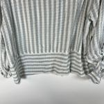 Jane and Delancey  Relaxed Stripe Button Down Top Size Medium Womens NWT Boho Photo 9