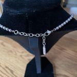 Napier Metallic Silver Beads & Pearl Necklace Photo 4