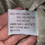 Suzi Chin for Maggy Boutique Asymmetrical Ruffle Cocktail Occasion Gold Dress Size 8 Photo 14