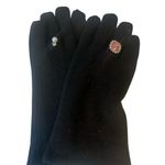 Unbranded boutique ladies faux fur lined gloves soft touch wool blend Large Black Photo 0