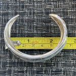 Tiffany & Co. Sterling Silver Nature Leaf Cuff Bangle Bracelet 925 6” Photo 11