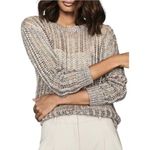 Reiss Poly Space-Dye Open Knit Sweater size Small Photo 0
