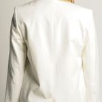 Zadig & Voltaire Volly Frange Ivory Open Front Blazer Jacket Size 36 Photo 1