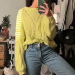 Aerie Green Oversized Sweater Photo 0