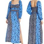Free People NEW Tigerlily Long Sleeve
Maxi Dress size XS Blue Photo 0