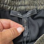 BCBG Maxazria Cian Metallic Cargo Joggers Black Gold Photo 8