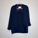 Wilfred Aritzia Black Open Front Blazer Jacket Womens M Preppy Academia Fall Size M Photo 7