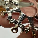 Signed Avon Angels With Hearts Circle Christmas Holiday Brooch Pin Two Tone Gold Photo 3