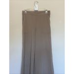 Max Studio  London Beige Tan Wide Leg Elastic Waist Pull On Pants Womens Small Photo 1