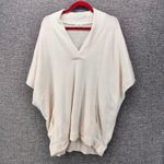 J Jill Womans Sweater Size L Cream Modern Minimalist Layering Oversized Size L Photo 1