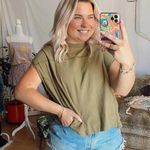 Urban Outfitters BDG Dolman Sleeve Relaxed Fit Pullover Knit Shirt Green Size Small Photo 0