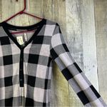 Live Love Dream Plaid Velour/Velvet Long Sleeve V Photo 4