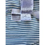 Levi's  Rumi Sleeveless Button Up Vest Tie Front Blue Stripe - M NWOT Photo 7