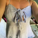 Cotton Candy LA Boutique Seersucker Tank Top Photo 5