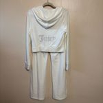 Juicy Couture Sweatsuit Tracksuit Cream Soda White Silver Medium Photo 1