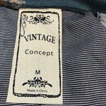 Vintage Concept Cardigan Vest Women's Size Medium Tie Sash‎ Closure Art to Wear Gray Photo 3