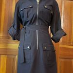 Sharagano New! Women’s Brown  Belted Mini Dress Photo 6