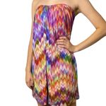 Aryn K . Women’s Dress Strapless Double Back Strapless Dress Multi Color Size S NEW Photo 0