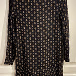Joie  Black  Long‎ Sleeve V-Neck Silk Dress​   Size XS Photo 0