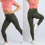 Boux Sport Womens Leggings Small Green Jacquard Camo Gym Yoga‎ Athleisure Size XS Photo 1