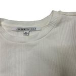 Celebrity Pink NWT  White Ruffle Shoulder Cable Knit Top – Feminine, Soft Girl Photo 8