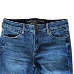 American Eagle  AEO NLS Low Rise Flare Jean Size 10L 29.5X32 Dark Wash Stretch Photo 3