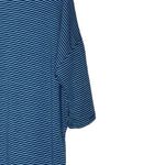 LuLaRoe  Tunic Top‎ Size XS Blue White Striped Womens Stretch Blend SS T-Shirt Photo 2