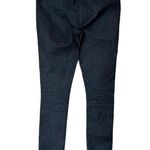 Helmut Lang Elastic Waist Lambskin Leather Jeans Black Blue Size 27 Photo 1