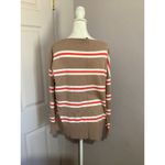 Jones New York Striped Long Sleeve Pullover Sweater Top Photo 3