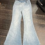 Vibrant  Light Blue Wide Leg Jeans Photo 0