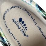 Spring Step Like New  Leather Whipsie Tufts
Slip-On Sneakers Floral Size 10 Photo 5