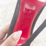 Christian Louboutin So Kate Pointed Toe in Black Leather Suede Size 37 Photo 6