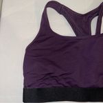 Victoria's Secret Victoria’s Secret Victoria sport Women's Purple & black Sports Bra size LARGE Photo 1