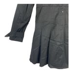 Kenneth Cole  Black Trench Coat Sz L Photo 11