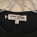 Opening Ceremony  Linear Ribbed Crop Top Size XS EUC Photo 2