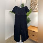 Simkhai Puff Detail Jumpsuit Size 6 Black Photo 2