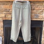 Gap size 8 Easy Pants lycocell olive army green drawstring tie waist elastic Photo 4