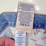 Alice + Olivia AO.LA Good highrise exposed button lightwash distressed jeans, 27 Photo 5