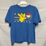 Pokémon Pokemon Women's Blue T-Shirt Size XL Breathable Minimalist Stretch Photo 0