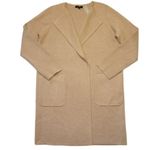 J.Crew NWT Juliette in Heather Khaki Open-Front Collarless Sweater Blazer S Photo 1