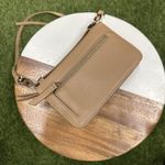 Madison West Tan ‎ Crossbody Purse Wallet With Bow Photo 1