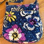 Vera Bradley  Triple Zip Crossbody Bag African Violet Design RETIRED Photo 4