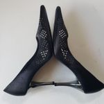 Vizzano Pointed Toe Y2K Heel Womens Shoes Sz 36 Witchy Vampy Rhinestone Glam Black Photo 6