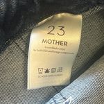 MOTHER Frayed Hem Jean Shorts in Blue Size 23 Photo 7