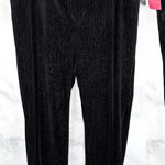 Vince Camuto NWT  Velvet Sparkly Glitter Straight Wide Leg Pull On Pants Plus 1X Photo 0